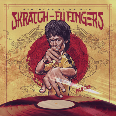DJ T-Kut - Skratch Fu Fingers Practice 7" Black Vinyl