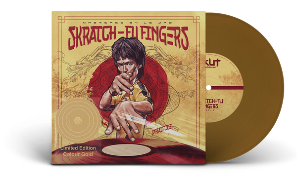 DJ T-Kut - Skratch Fu Fingers Practice 7" Gold Vinyl