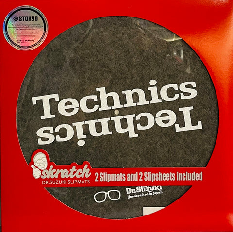 Dr. Suzuki x Technics 12" Skratch Edition Slipmats (Version 2)(Pair)