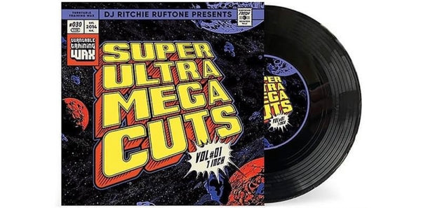 DJ Ritchie Ruftone - Super Ultra Mega Cuts Vol.1 7” Black Vinyl - TTW030