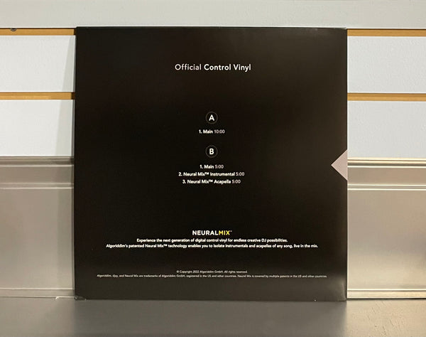 Algoriddim DJay Official 12” Black Control Vinyl (Single)