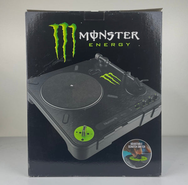 Limited Edition Monster Energy Numark PT01 Scratch Portable Turntable