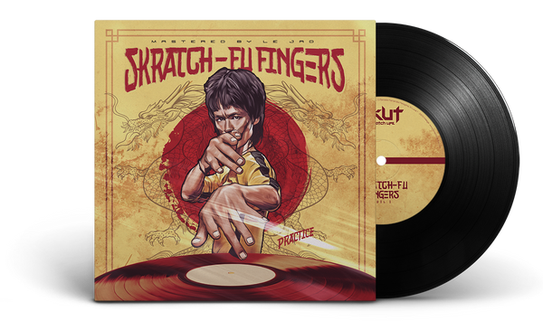 DJ T-Kut - Skratch Fu Fingers Practice 7" Black Vinyl