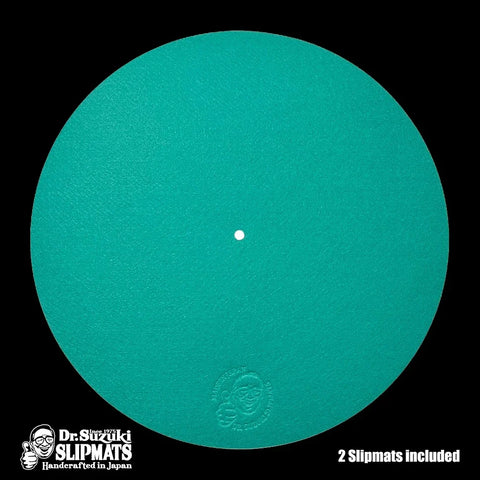 Dr. Suzuki Mix Edition 12" Slipmats - Turquoise (Pair)