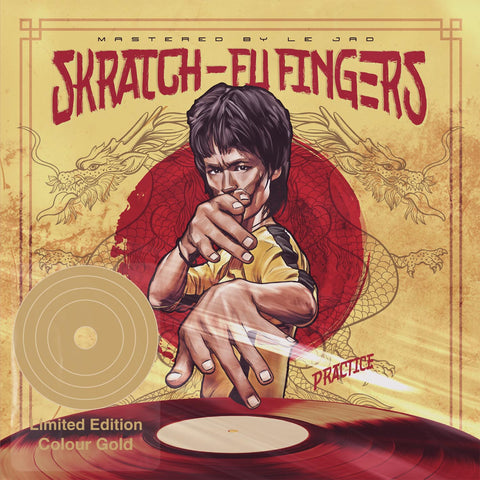 DJ T-Kut - Skratch Fu Fingers Practice 7" Gold Vinyl