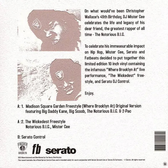 The Notorious B.I.G. - Biggie B-Day b/w Serato DJ Control Special (2x10")