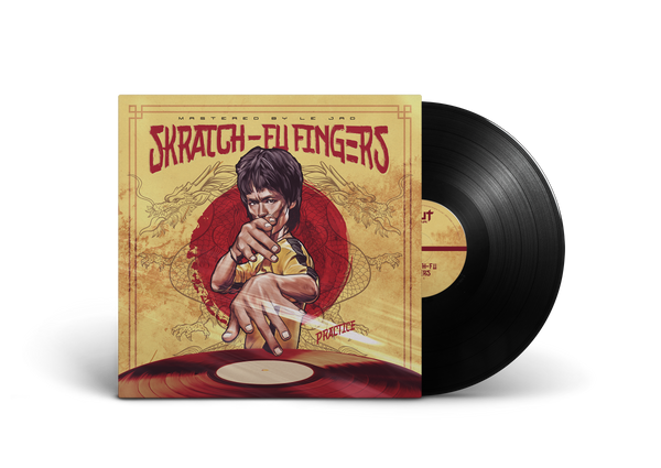 DJ T-Kut - Skratch Fu Fingers Practice 12" Black Vinyl