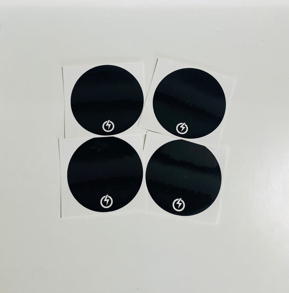 Raiden Fader Center Label Stickers For DJing (4 Stickers)
