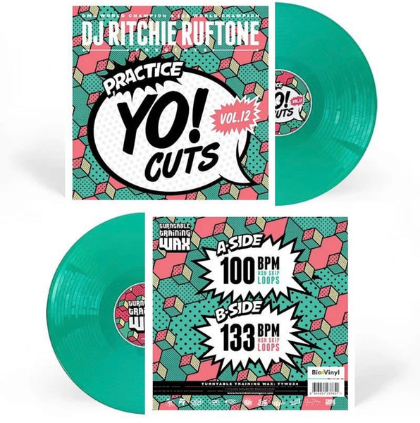 Practice Yo! Cuts Vol.12 12" Green Vinyl - TTW034