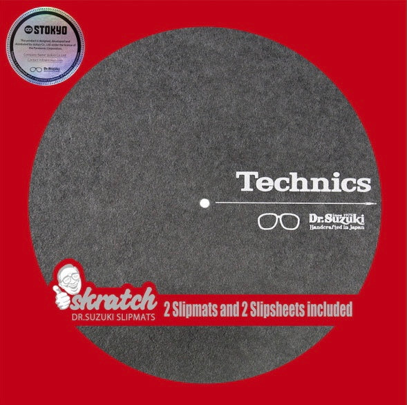 Dr. Suzuki x Technics 12" Skratch Edition Slipmats (Pair)