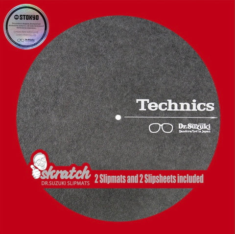 Dr. Suzuki Mix Edition 12" Slipmats - White (Pair)