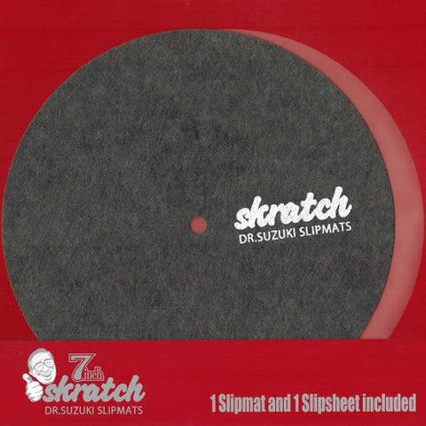 Dr. Suzuki Mix Edition 12" Slipmats - Red Color (Pair)