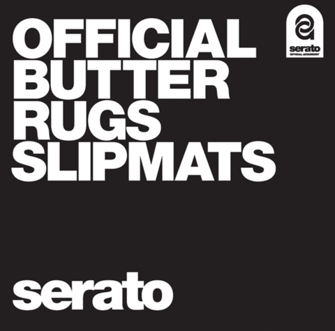 Serato - Butter Rug - 7" Black Slipmat (Pair)