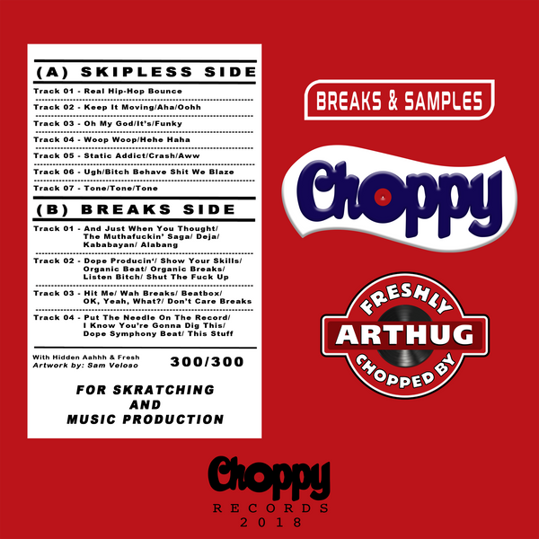DJ Arthug - Choppy Breaks & Samples 7" Vinyl