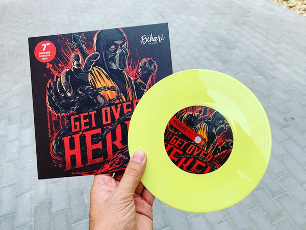 Bihari - Get Over Here 7" Yellow Vinyl