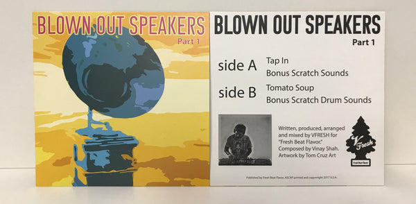 DJ VFRESH - Blown Out Speakers Part 1 - 7" Yellow Vinyl