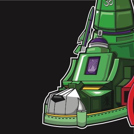 SUPER SEAL GIANT ROBO VAC.4 (R. Foot) - 12" (White Vinyl)