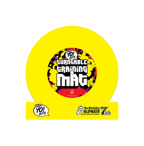 Dr Suzuki & Turntable Training Wax 7" Yellow Slipmat - TTM7Y