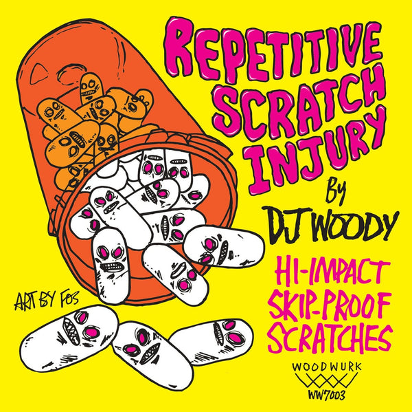 DJ Woody - Repetitive Scratch Injury 7" Pink Vinyl