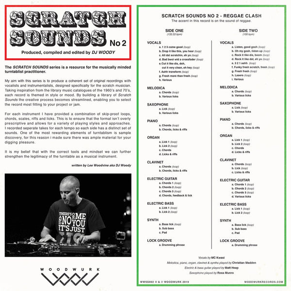 DJ Woody - Scratch Sounds No. 2 - 12" Red Vinyl