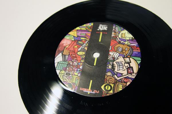 Battle Ave - At The Ave Cuts 7" - White Sleeve