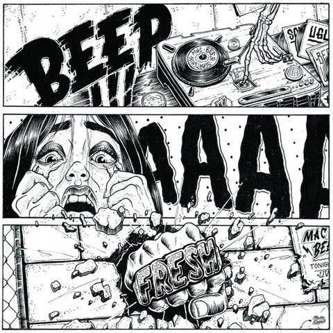 Ugly Mac Beer - Beep Aaah Fresh 3D 12” White Vinyl