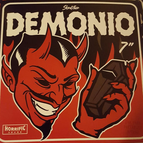 Skratcher - Demonio 7" Vinyl & Grey SnapBack