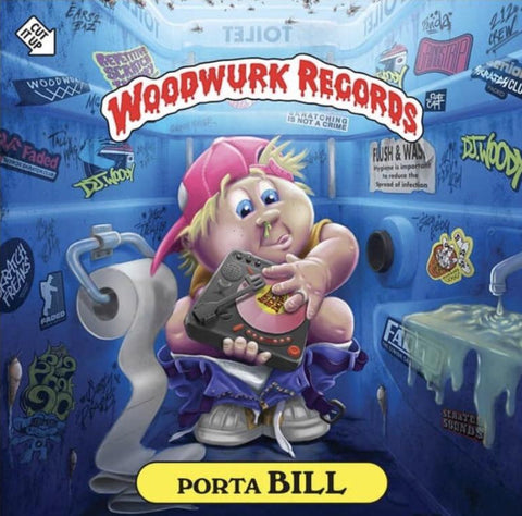 DJ Woody - Toilet Breaks 12" Light Blue Vinyl