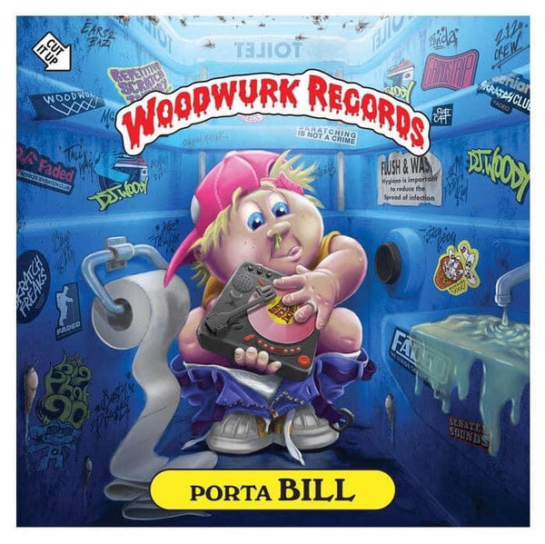 DJ Woody - Porta Bill 7” Dolphin Blue Vinyl