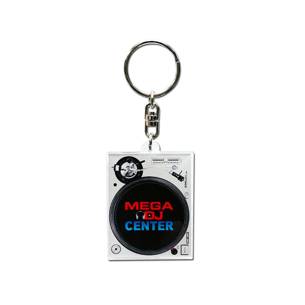 Mega DJ Center Turntable Keychain