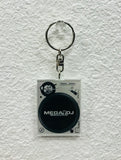 Mega DJ Center Turntable Keychain