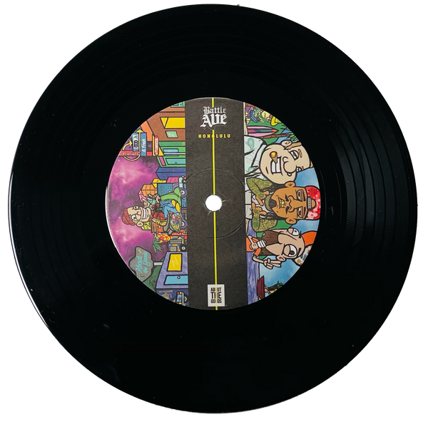 Battle Ave - At The Ave Cuts 7" - White Sleeve