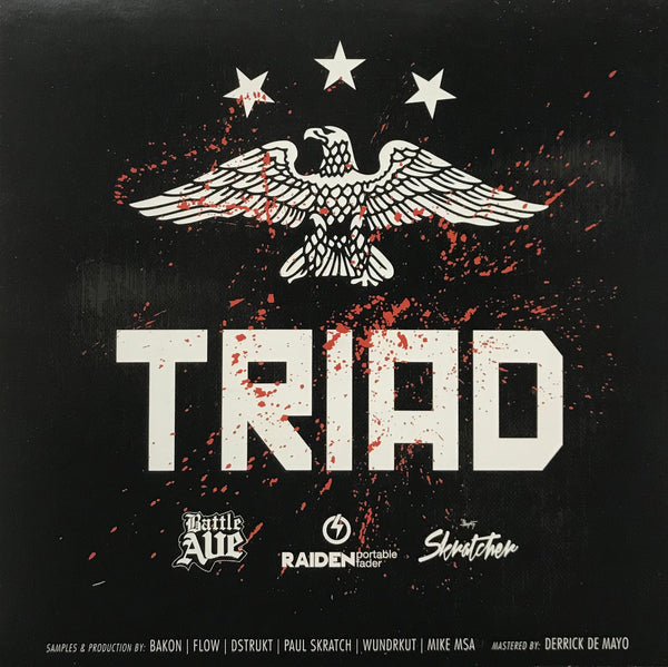 Raiden Fader | Skratcher | Battle Ave - Triad Breaks 7" Black Vinyl (New Jacket) Exclusive Item