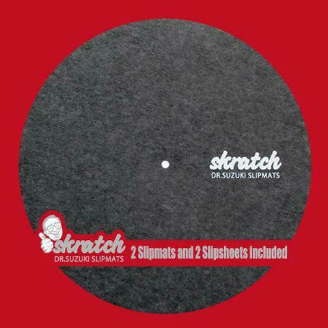 Dr. Suzuki Mix Edition 12" Slipmats - Tennis Ball Yellow (Pair)