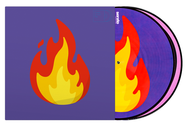 Serato Emoji Series #2 Flame/Record 12" Vinyl (Pair)