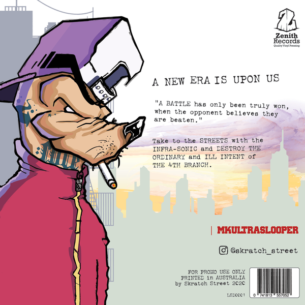 MK Ultras - Infra-Sonic V1 7" Green Vinyl