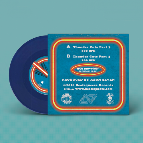 Aeon Seven - Thunder Cuts 2 - 7" Blue Vinyl