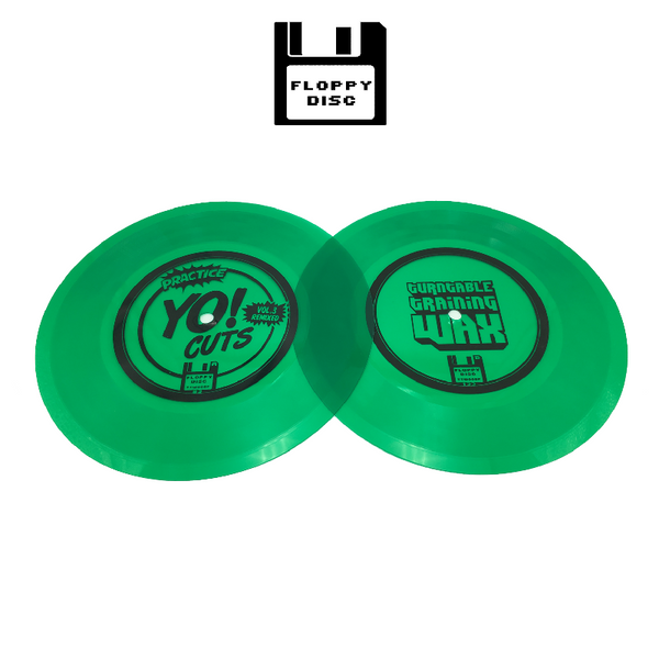 Practice Yo! Cuts v3 Floppy Disc 7" Pair Green