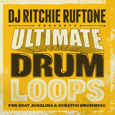 DJ Ritchie Ruftone - Ultimate Drum Loops 12" Yellow Vinyl - TTW013