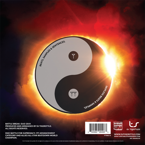 DJ Tigerstyle - Battle Break:  Duo - 12" Black Vinyl - TTW014