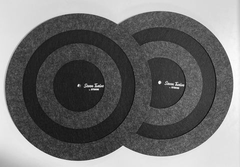 Stokyo Seven Twelve Slipmat (Graphite Color) (Pair)