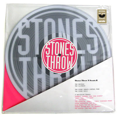 Stones Throw X Serato II Clear 12” Vinyl with Slipmats (Pair)