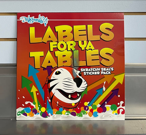Thud Rumble Label For Ya Tables Skratchy Seal’s Sticker Pack
