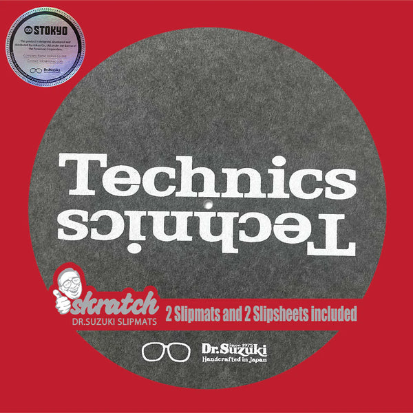 Dr. Suzuki x Technics 12" Skratch Edition Slipmats (Version 2)(Pair)