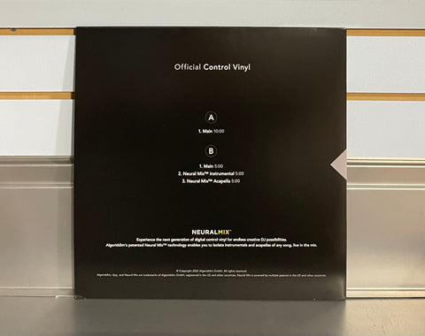 Algoriddim DJay Official 12” Black Control Vinyl (Single)