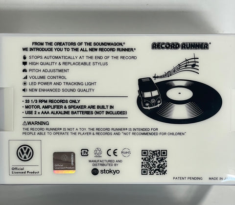Ghostly x Stokyo Record Runner (Black Color)