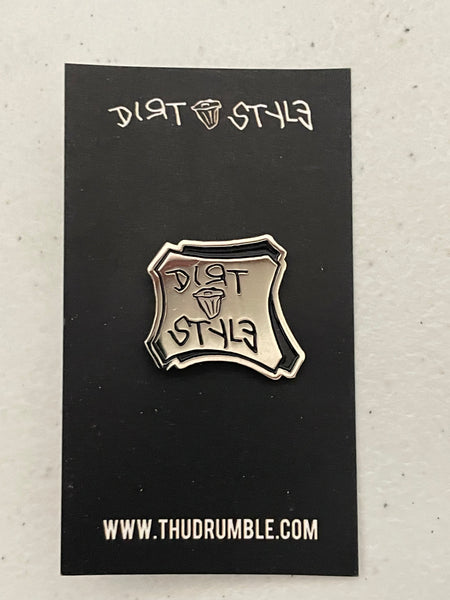 Thud Rumble Dirt Style Logo Pin