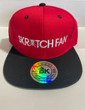 Skratch Fan SnapBack (Red/Black)