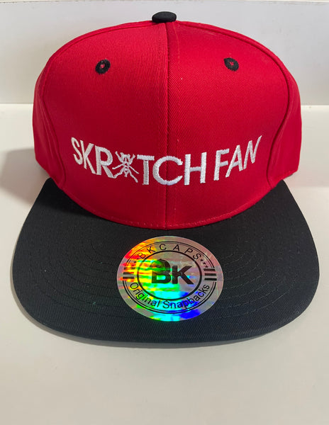 Skratch Fan SnapBack (Red/Black)