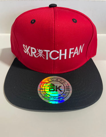 Skratch Fan SnapBack (Red/Black)